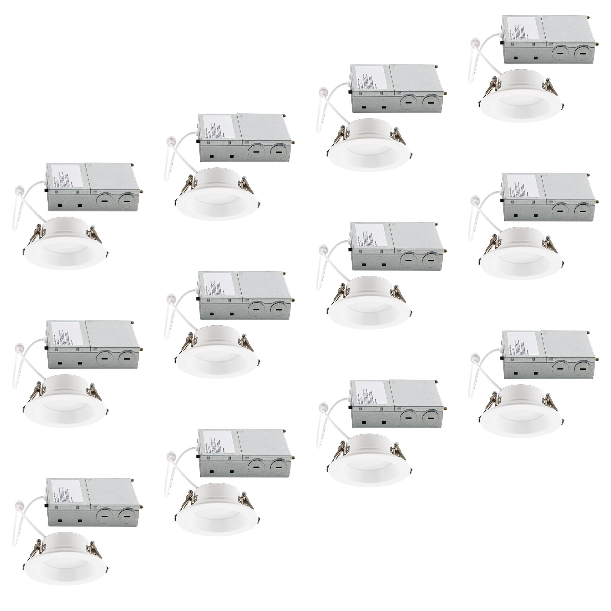 East Grove Home Builder Essential 3in 550 Lumens Round LED Recessed ...