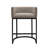 Upholstered Counter Stool with Metal Frame-688683626