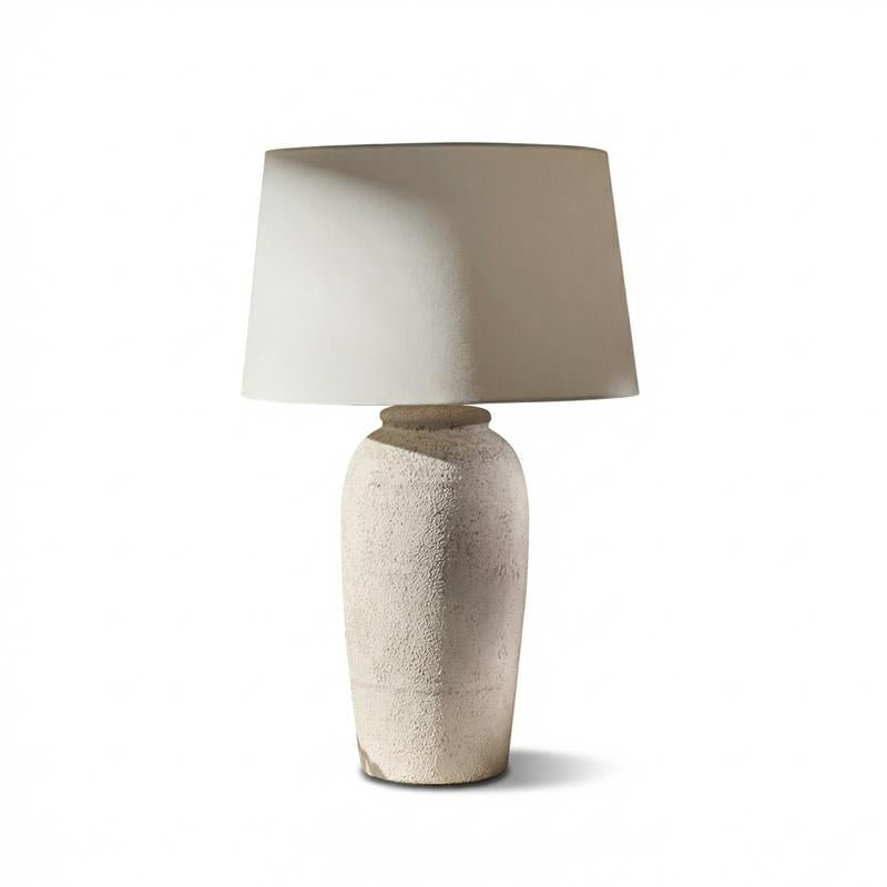 Ceramic Lamp, Yes, White