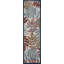 Tapis floral transitionnel gris Gilda-591702479