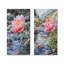 Pivoines et la rivière de montagne I - Collection d'art mural floral 2 panneaux-1010624217-1010624220