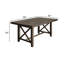 Table de salle à manger rectangulaire L 42 po x l 66 po Luo