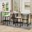 Hakime 4 - Person Four Leg Dining Set