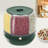 Darryon 6-Grid 13.2Lbs Rotating Rice Dispenser Grain Storage Container