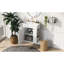 Meuble-lavabo moderne avec lavabo en céramique, meuble-lavabo