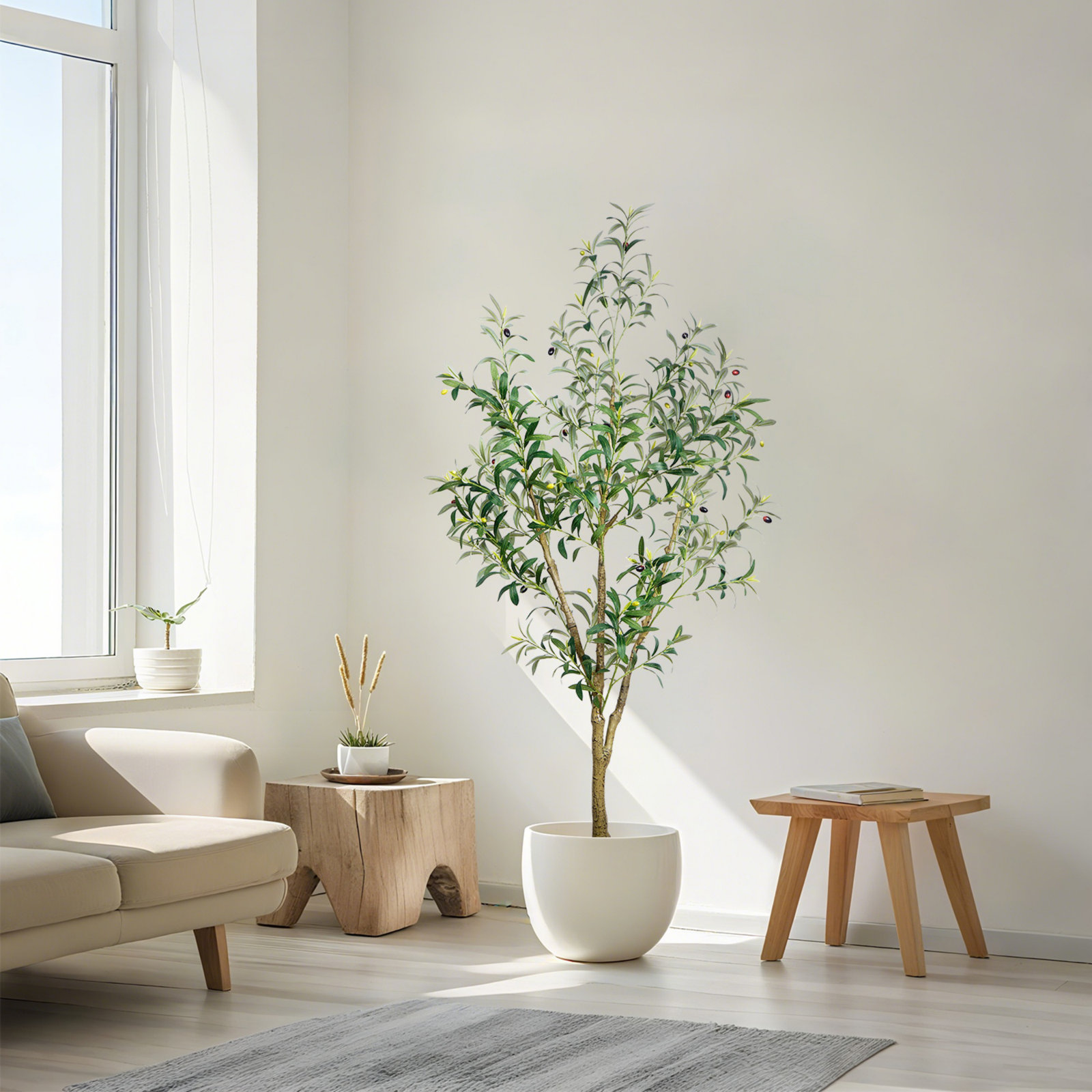 Olive Tree, 62.96" H x 27.56" W x 27.56" D