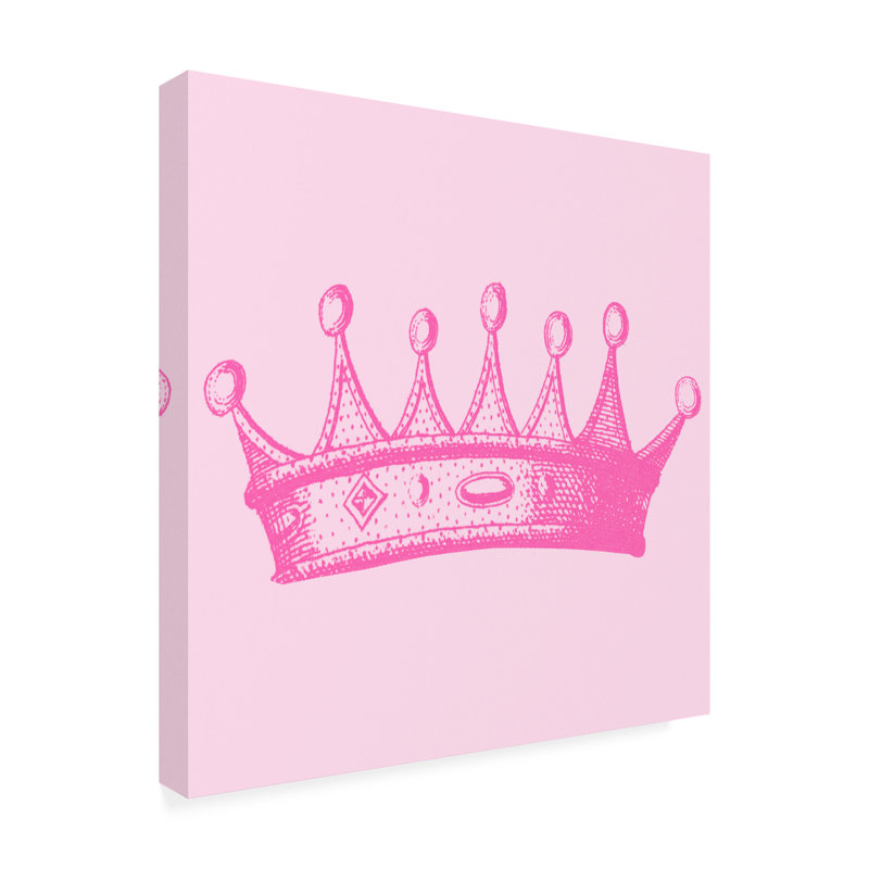 Reproduction d’art sur toile, "Princess Crown I" par vision studio