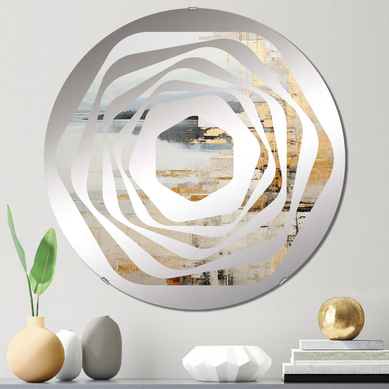 Francys - Miroir décoratif Amorphe, 23,6 po x 23,6 po