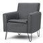 Fauteuil en polyester 71,12 cm de large Warren