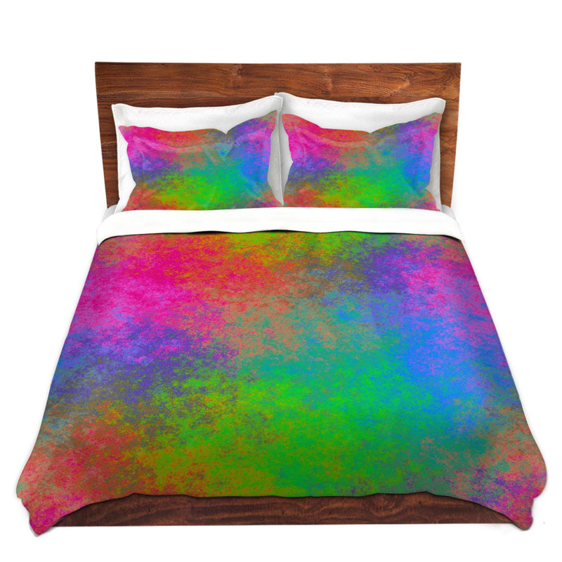  Ensemble de housses de couette Christy Leigh Happiness, Housse de couette simple + 1 taie décorative stan