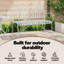 Steel Outdoor Bench-1476335575