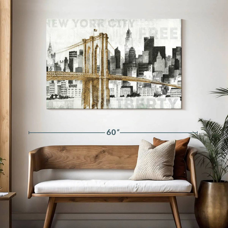 Hannes, New York, horizon I, H 32 po x l 48 po