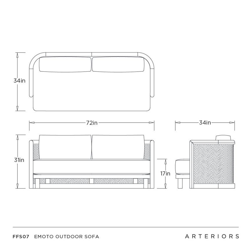 Emoto Outdoor Sofa