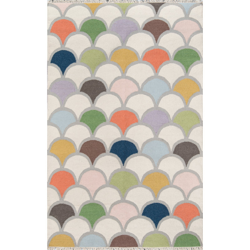 Topanga Wool Geometric Indoor Rug, Rectangle 7'6" x 9'6"