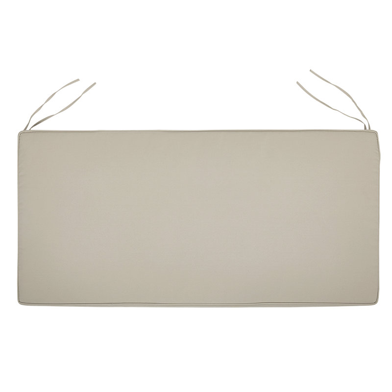 Vivara Garden Seat Cushion, 5cm H x 54cm W x 112cm D , Beige