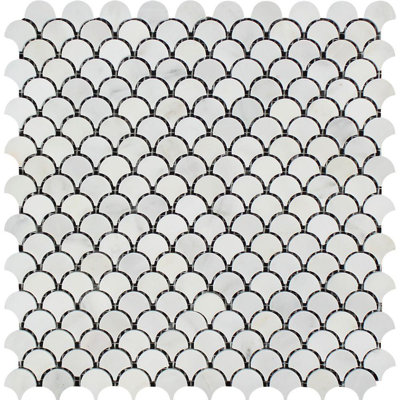Carrelage mosaïque en marbre