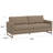 Modern Upholstered Sofa with Metal Legs-1056220696