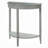 Justino Gray Finish Console Table