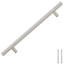 Metro Lane Cabinet Handles 5 Pcs Black 224 Mm Stainless Steel-719038300-719038288