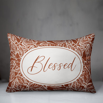 Floral Outdoor Reversible Throw Pillow