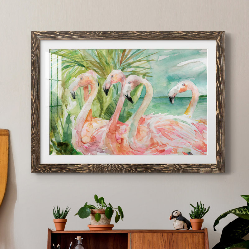 Pink Pink - Impression de cadre photo sur papier, H 37,5 po x l 27,5 po, Noyer