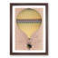 Tri-Colour Hot Air Balloon in Paris - Framed Print-55765048-55765052