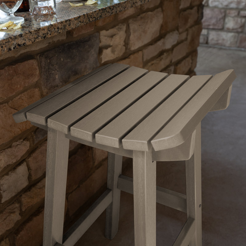 Tabouret Preet, Brun bois