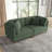 Seemab 2 - Piece Upholstered Green Corduroy Modular Sectional with Pillow Back and Solid Wood Legs-421913256