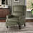 Faux Leather Pushback Recliner Chair For Living Room, Bedroom, And RV With Easy Assembly And Back Support-1967922346