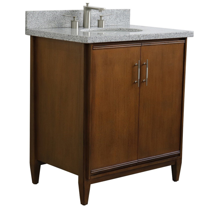 Ensemble de meuble-lavabo simple 31 po, gris