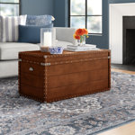 Oguz   Solid + Manufactured Wood Vintage Trunk