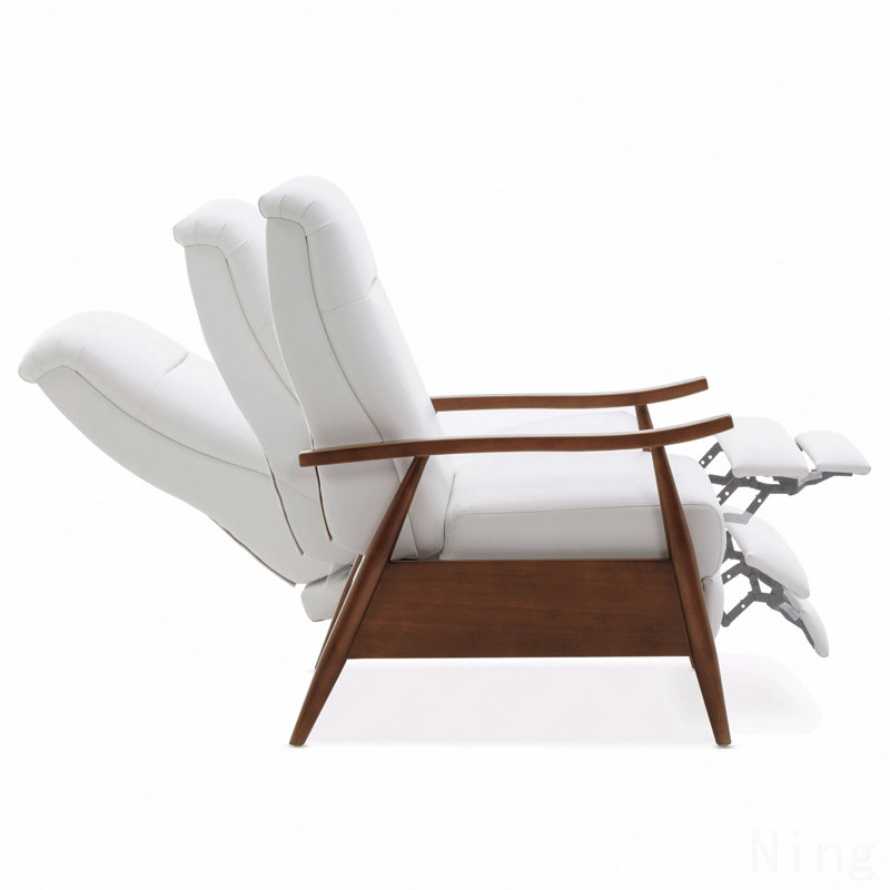 Fauteuil inclinable Milky, Blanc
