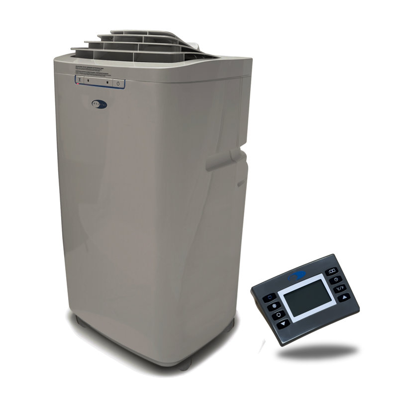 Whynter 13000 BTU Dual Hose Portable Air Conditioner for 420 sq. ft. Grey
