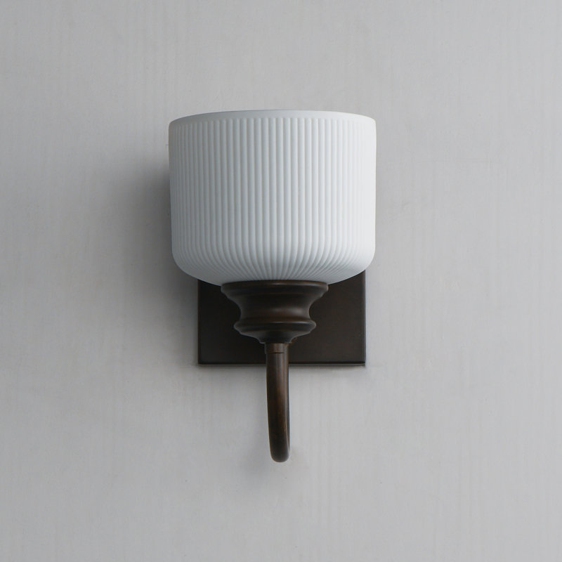 Bisque-Wall Sconce, Oil Rubbed Bronze