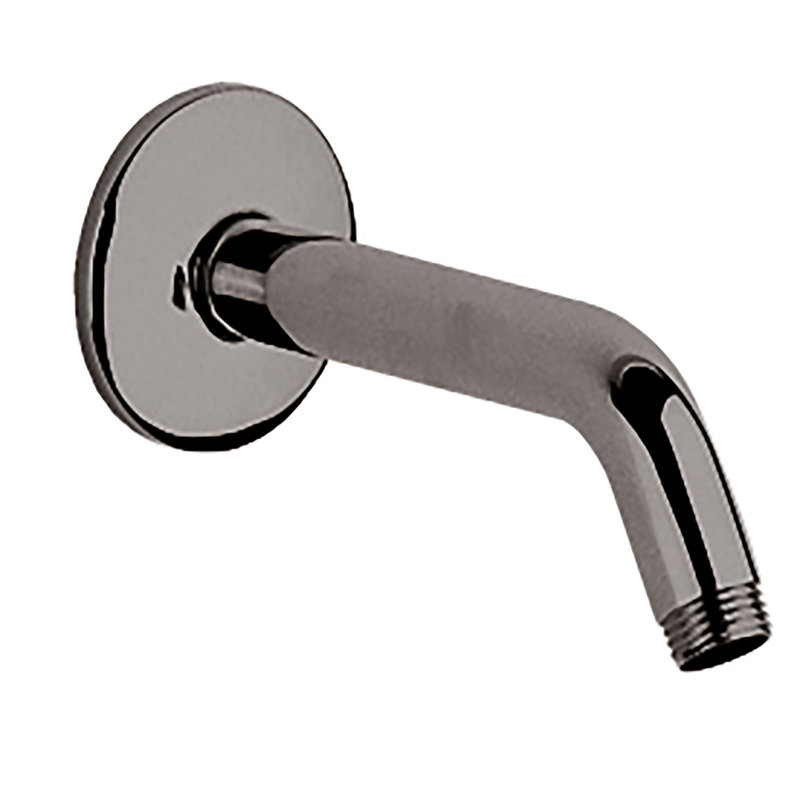 Relexa® 6.63" Tubular Shower Arm and Flange, Hard Graphite