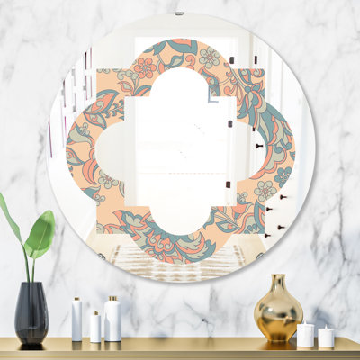 Miroir mural indien sans cadre Indian Batik II