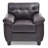 Moran Faux Leather Armchair-207826076