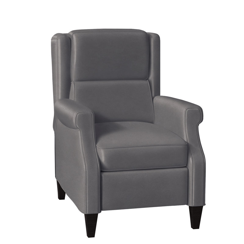 Gallaway Recliner, Aline Fumo Genuine Leather, Plantation, Power