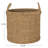 Round Seagrass Basket with Handles, Natural