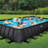 Funsicle: Oasis Designer Lap Pool - Above Ground Pool Set, Durable 3-Ply, Powerful Filtration System, SureStep Ladder, For 6-7 People-111657547-113861080
