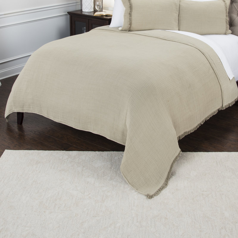 Courtepointe Debbie, Courtepointe de très grande taille, Beige