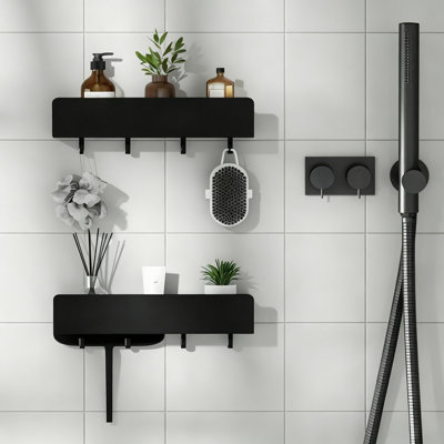 Stainless Steel Wall Bathroom Shelves