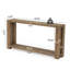 Console 63 po en bois massif à 2 niveaux