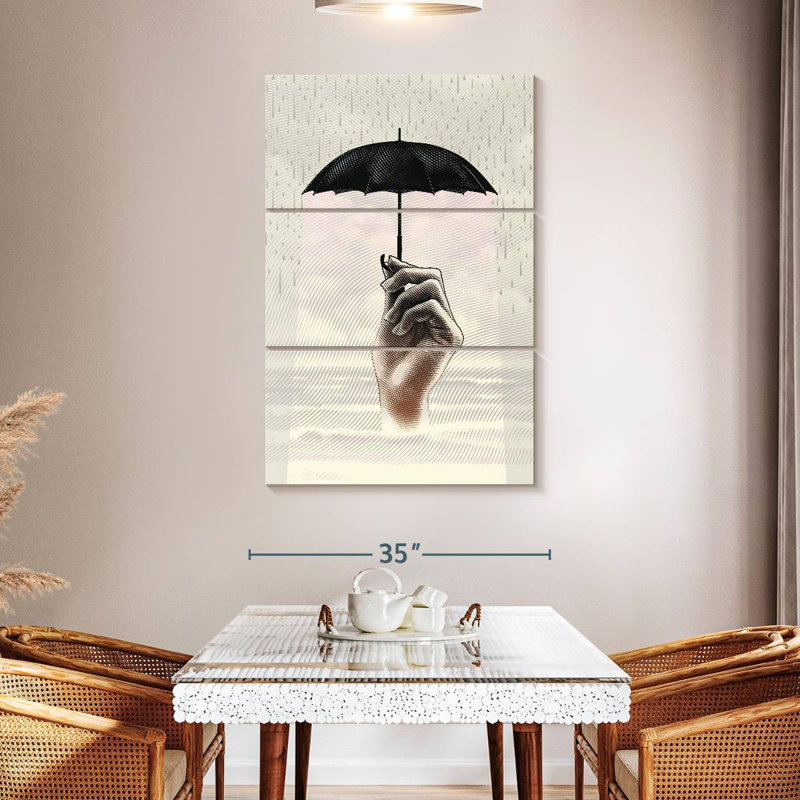 Kerner Umbrella Protecting Hand, 32" H x 20" W