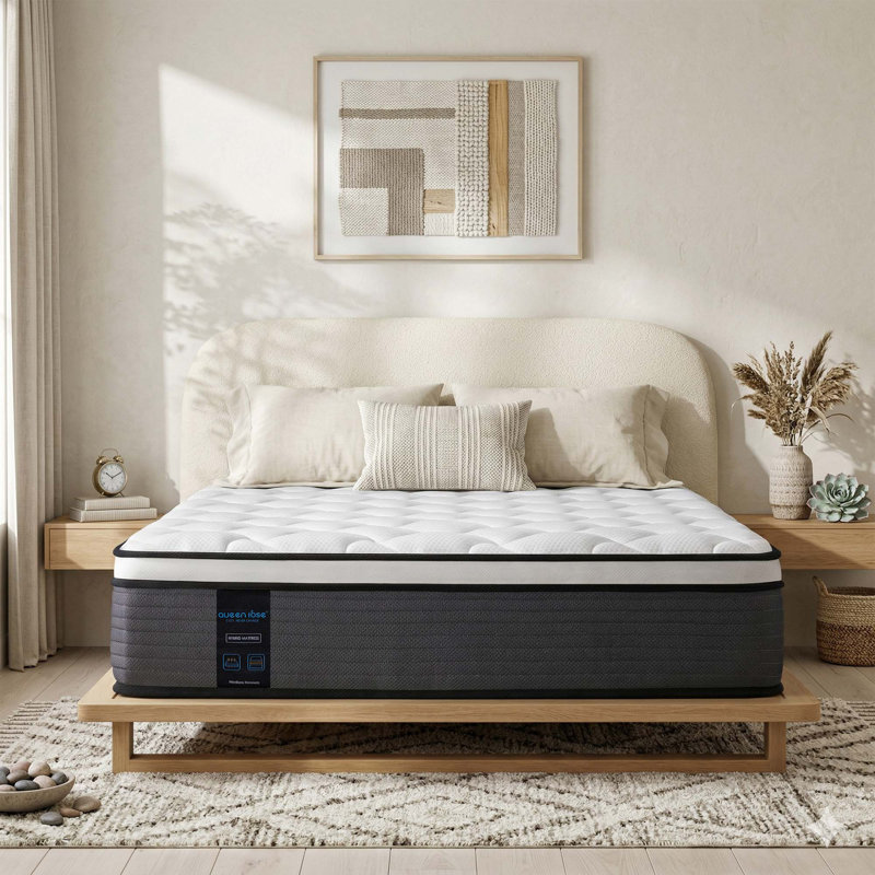 Protaras pour matelas en mousse moyenne hybride, Lit simple, 14"