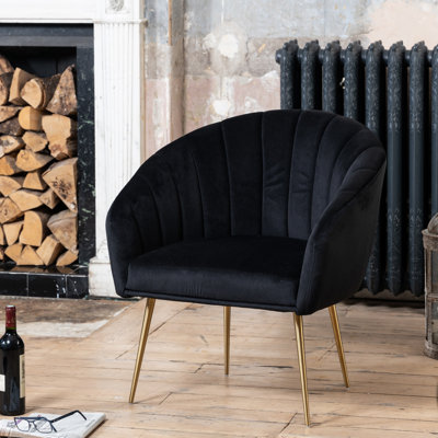 Jaylynn Velvet Accent Chair
