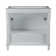 36” Single Vanity Set With White Carrara Marble Top and Mirror