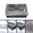 30" X 19" Stainless Steel Undermount Sink With Slip Feature - Nano Gray Kitchen Bottom Protection