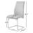 Lazarus Modern Padded Faux Leather & Chrome Leg Kitchen Dining Chairs Modern Design-775261945