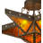 Star Mica Semi Flush Mount